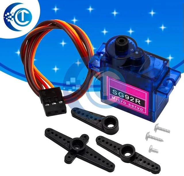 Main image of SG92R 9g High Torque Servo Motor, 2.5KG Nylon Carbon Fiber Gear SG90 Replacement for RC Airplane Models