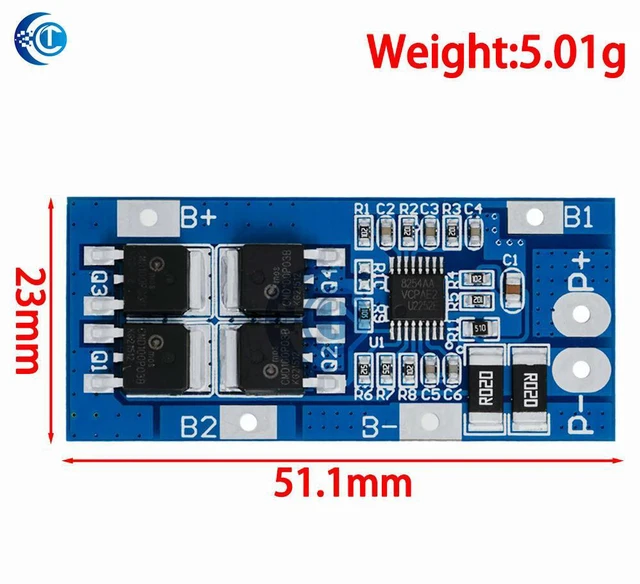Alt view image 2 of 3 - 3S 20A 10.8V 11.1V 12V 12.6V Li-ion Lithium Charger Protection Board Electric 10A Lipo BMS PCB PCM Module