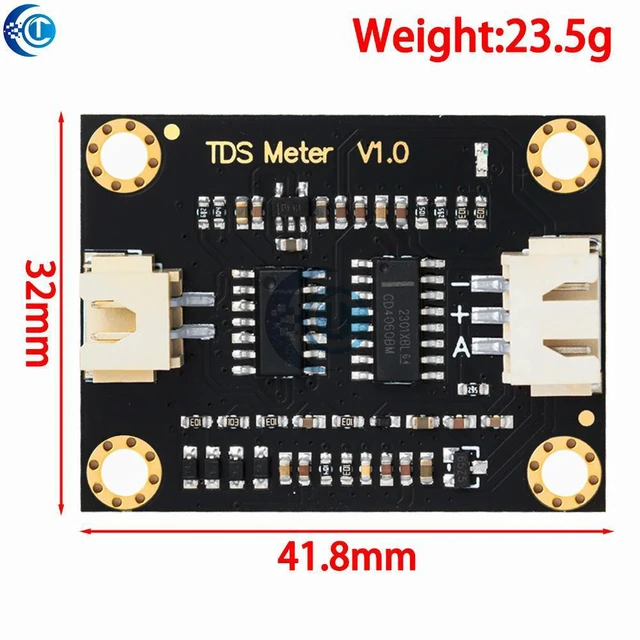 Alt view image 3 of 3 - TDS Sensor Meter V1.0 Board Module Water Meter Filter Measuring Water For UNO R3