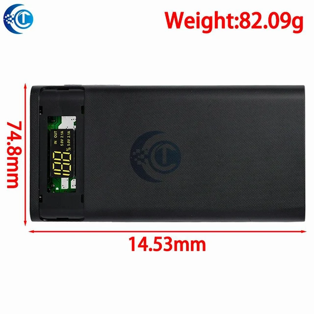 Alt view image 3 of 3 - 5V 6xPower Bank Box: DIY Shell with Type-C & Micro USB Fast Charging For Mobile Phones