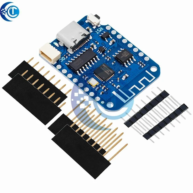 Alt view image 3 of 3 - for WEMOS D1 Mini V4.0.0 TYPE-C USB Internet of Things Board based ESP8266 4MB MicroPython Nodemcu for Compatible