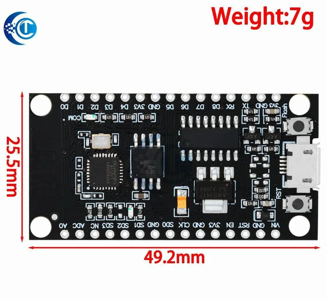 Alt view image 3 of 3 - 1PCS NodeMCU V3 ESP8266 Module CH340G USB Serial Flash Lua Development Board
