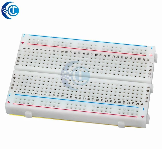 Alt view image 3 of 3 - 1PCS Mini Breadboard 8.5×5.5cm 400 Tie Points, Prototype Circuit Test Board