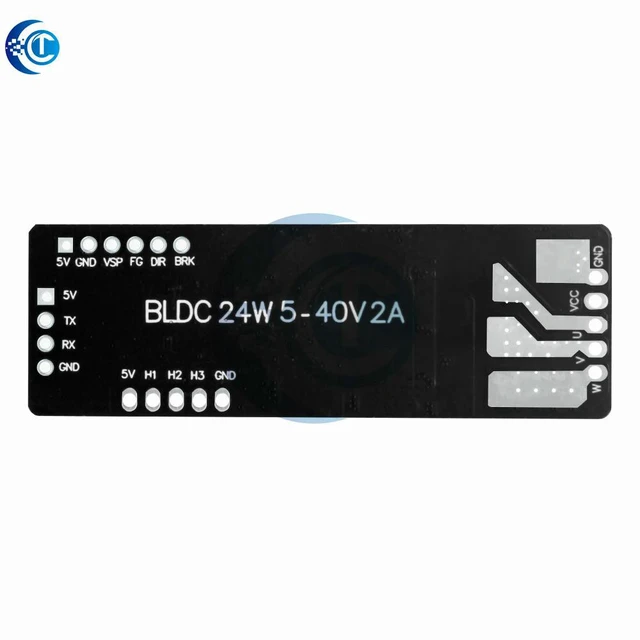 Alt view image 3 of 3 - 5-40V 2A 24W BLDC Motor Driver PWM Speed Controller with Hall Sensor for Fans Pumps