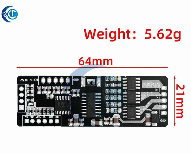 Alt view image 2 of 3 - 5-40V 2A 24W BLDC Motor Driver PWM Speed Controller with Hall Sensor for Fans Pumps
