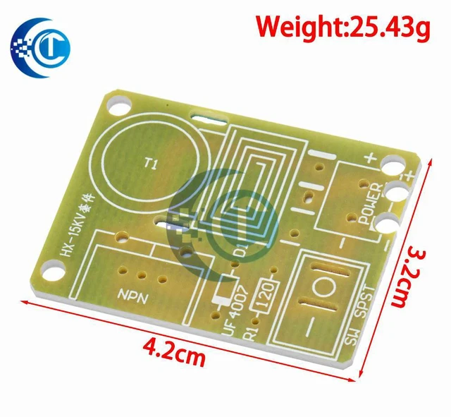 Alt view image 3 of 3 - 3.7V to 15KV High Voltage Inverter Kit U-Core Transformer Arc Generator for DIY