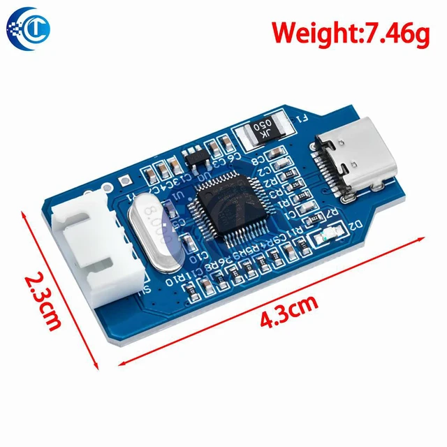 Alt view image 2 of 3 - Compatible For j-link OB ARM simulation debugger SWD programmer STM32 download Jlink generation V8