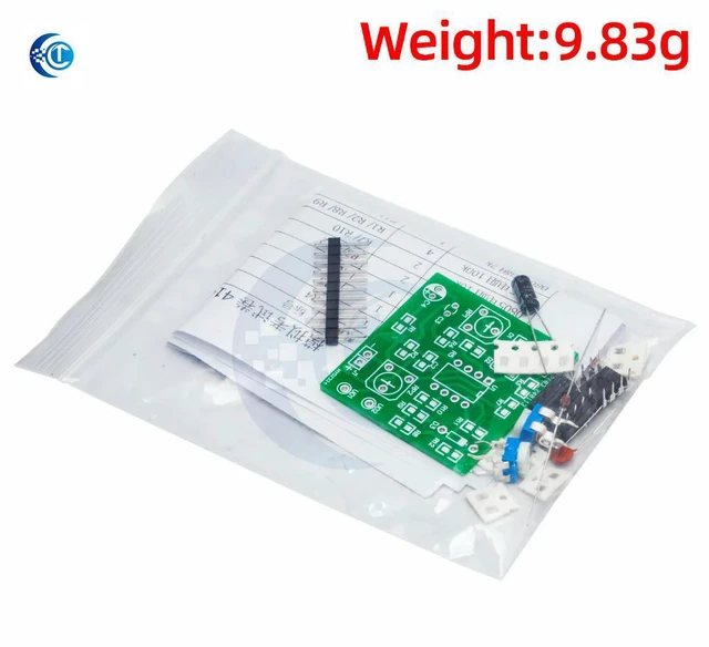 Main image of LM358 Square Wave Generator Kit, 5V Rectangular Wave Circuit with 414 Matching Components, Vocational Welding Training Module
