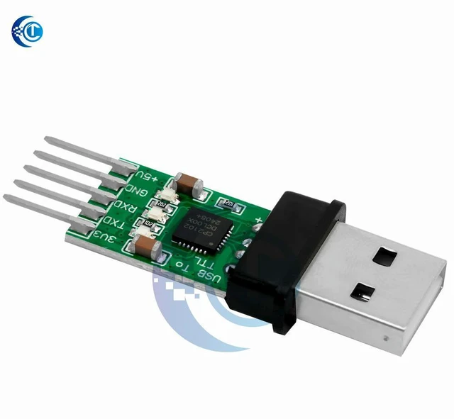 Main image of Aluminum Shell CP2102 USB 2.0 to TTL UART Module 6Pin Serial Converter, Supports 5V/3.3V, STC Replace FT232 for
