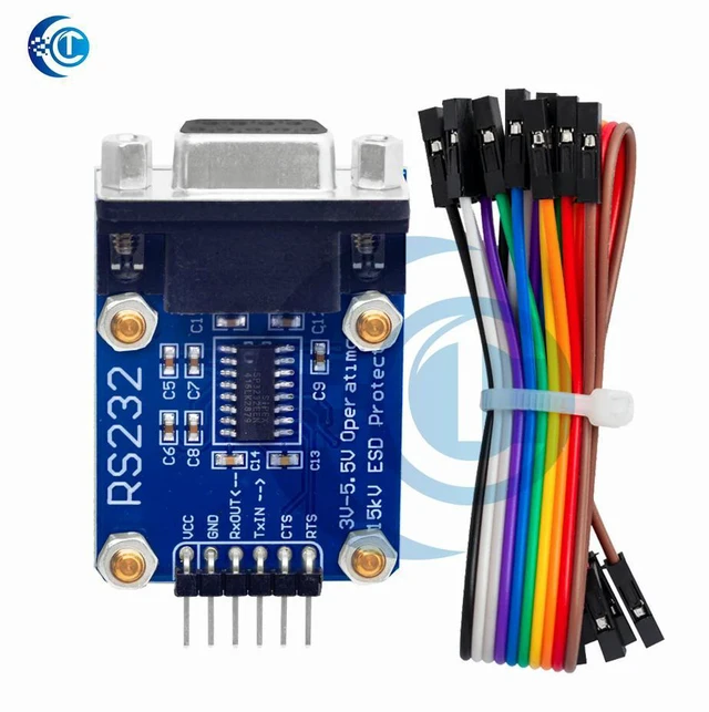 Alt view image 3 of 3 - SP232 RS232 to TTL UART Serial Level Converter Module