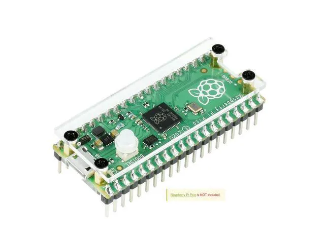 Alt view image 3 of 3 - Hot Sale Raspberry Pi Pico Convenient Transparent Double Protection Acrylic Case
