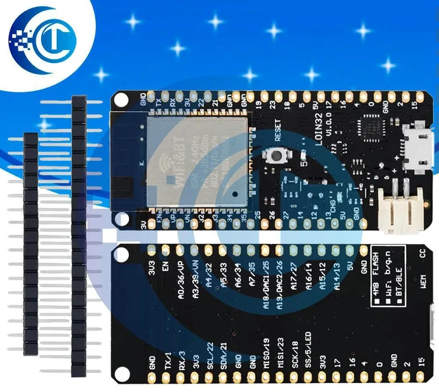 Alt view image 3 of 3 - WEMOS ESP-32 V1.0.0 Bluetooth Board, 4MB Flash, ESP-WR-32 Dual Core CPU for