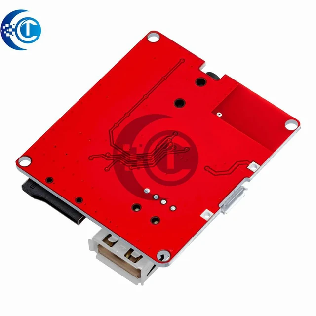 Alt view image 3 of 3 - Bluetooth 4.1 Car Audio Decoder Board 3W Amplifier Module with MP3/WAV Player, USB/TF Card Slot & IR Remote Control (Red LED)