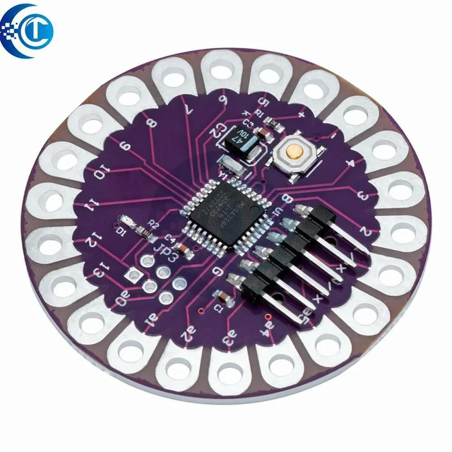 Alt view image 3 of 3 - 16MHz LilyPad 328P Wearable Microcontroller - ATmega328P, Fully Compatible FOR IDE for E-Textiles
