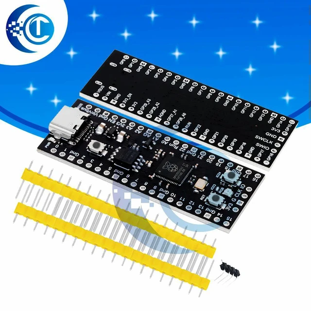 Main image of RP2350A Core Development Board: 128Mbit (16MB) Memory Dual-Core, Raspberry Pi Pico 2 Compatible (Type-C)