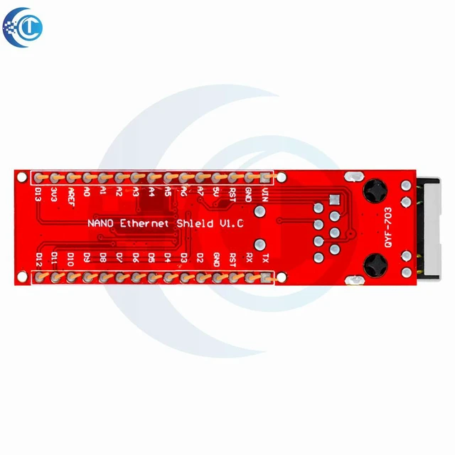 Alt view image 2 of 3 - ENC28J60 Ethernet Shield Network Module for Nano V3.0 HR911105A Web Server Ethernet Controller Board