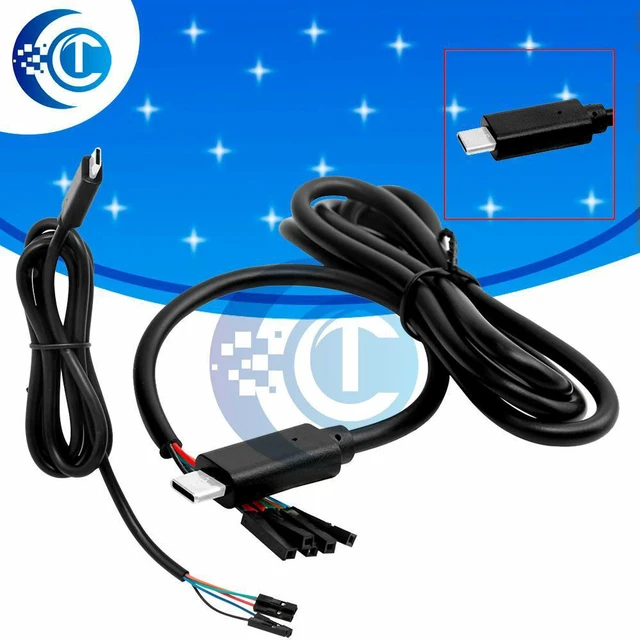 Main image of CH340 TypeC to TTL Serial 232 OTG Cable, 5V USB Converter Cable for Android MAC OSX