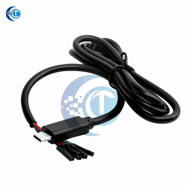 Alt view image 2 of 3 - CH340 TypeC to TTL Serial 232 OTG Cable, 5V USB Converter Cable for Android MAC OSX