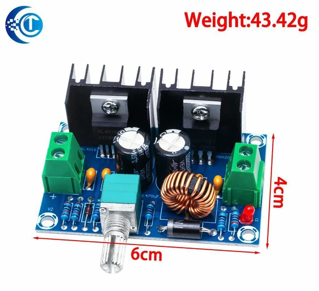 Alt view image 2 of 3 - XHM401 XL4016E1 HighPower Buck Converter 8A Max Voltage Regulator Module