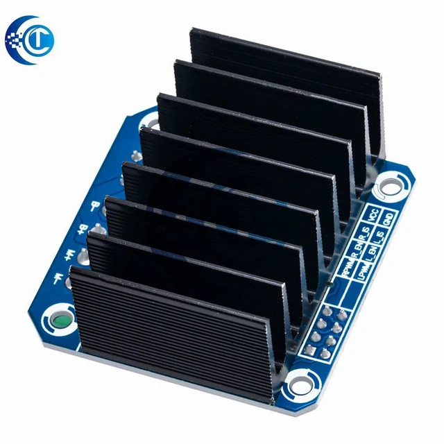 Alt view image 2 of 3 - Dual BTS7960 43A High-Power H-Bridge Motor Driver Module for Car & Robotics DIY Projects