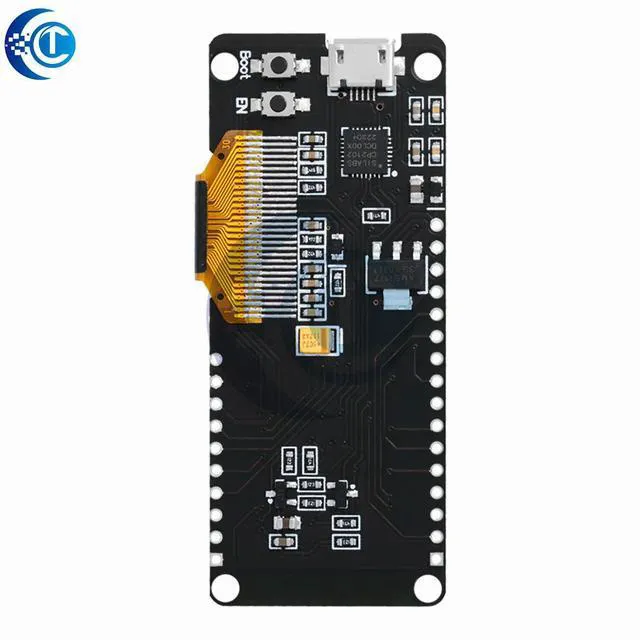 Alt view image 3 of 3 - ESP32 ESP-32 Board Built-in 0.96" OLED, 2.4G Bluetooth AP STA Dual Module Compatible with for Wemos D1