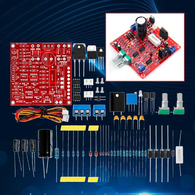 Alt view image 2 of 3 - 1PC oratory Adjustable DC Power Supply DIY Kit, 0-30V 2mA-3A Output, with Overcurrent and Short Circuit Protection