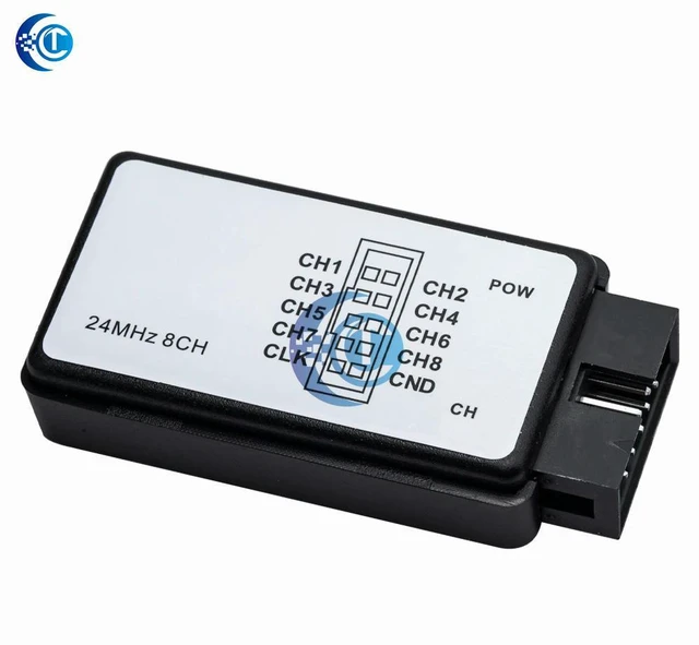 Alt view image 2 of 3 - 8CH USB Logic Analyzer, 24MHz 24M/S Sampling Rate Digital Debug Board for ARM & FPGA Hardware Testing