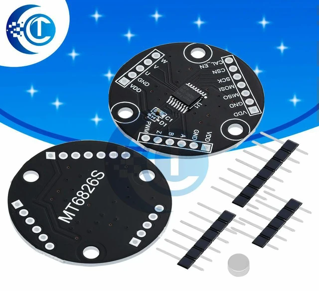 Main image of MT6826S High Precision High Speed Magnetic Encoder Magnetic Induction Angle Measurement Sensor Module for