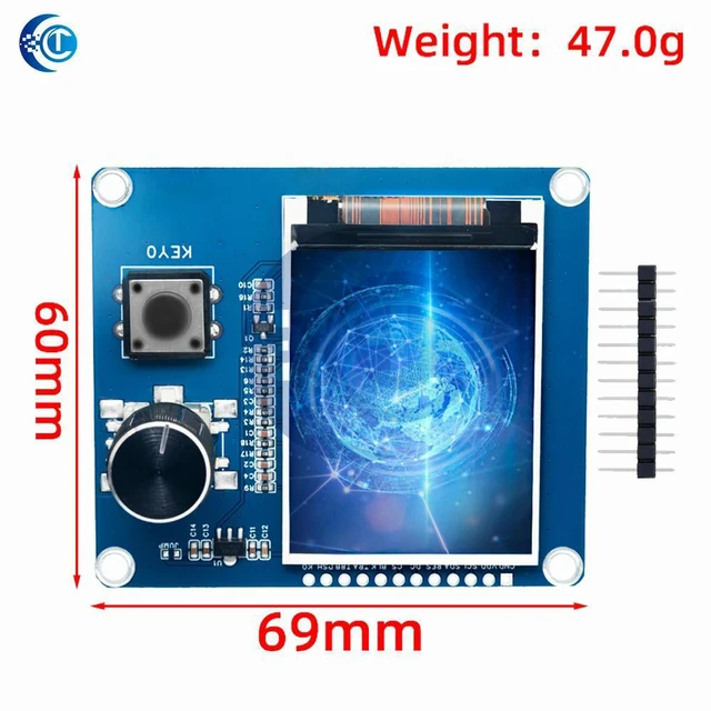 Alt view image 3 of 3 - 1PC 2.0" ST7789 TFT LCD Touch Screen Module with EC11 Rotary Encoder SPI Interface for