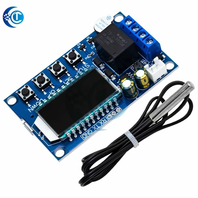 Alt view image 3 of 3 - XY-T01 Digital Thermostat Temperature Controller Heating & Refrigeration Control Switch Module for Electronic DIY Projects