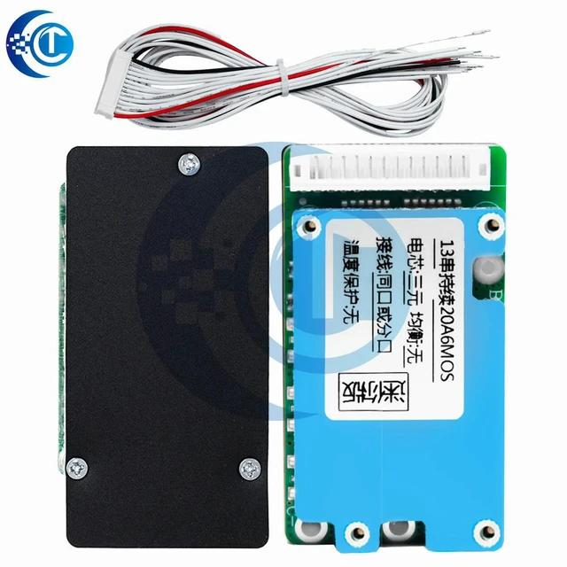 Alt view image 3 of 3 - 13S 48V 20a lithium Protection Board BMS Protection Board ChargerElectric Vehicle Protection Board