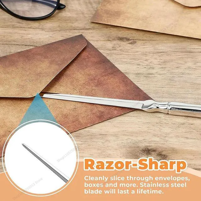 Alt view image 2 of 3 - For l Water Drop Letter Opener, Convenient Opening Envelope Knife, Special Cutting Rice Paper and Other Cutting Supplies