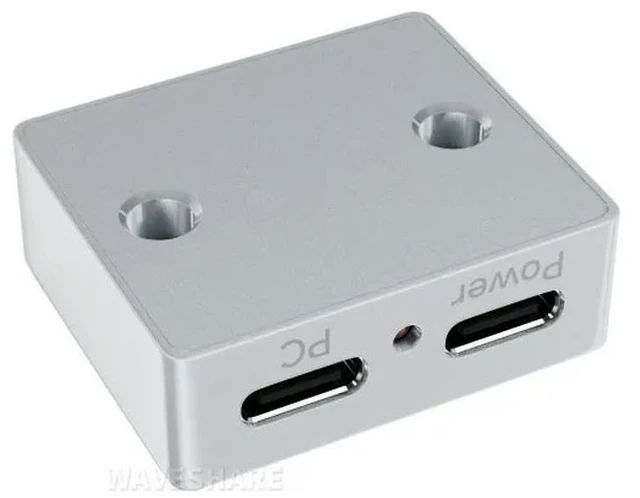 Alt view image 3 of 3 - USB-C Power Splitter,Type-C Power And Signal Splitter,Supports 5V DC Independent Power Supply,3×Type-C Female Ports,CNC Aluminum