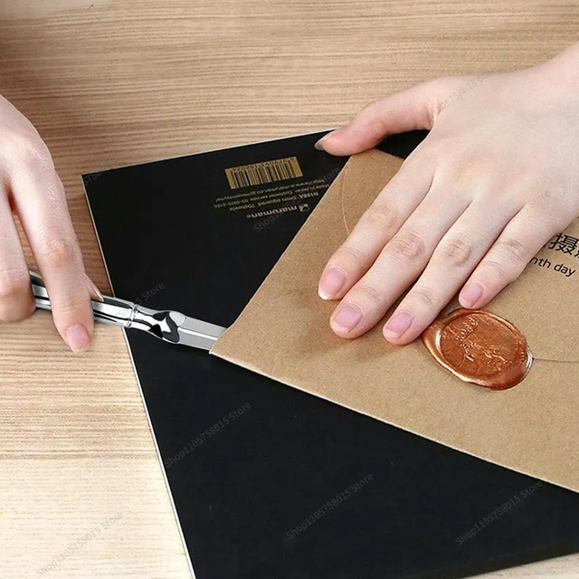 Alt view image 3 of 3 - For l Water Drop Letter Opener, Convenient Opening Envelope Knife, Special Cutting Rice Paper and Other Cutting Supplies