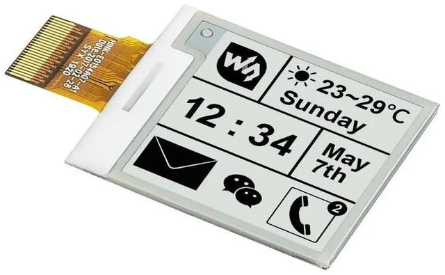 Alt view image 2 of 3 - 1.54inch E-Ink E-Paper Raw Display Panel EPD 200*200 Resolution with Embedded Controller