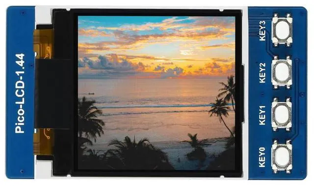 Main image of 1.44inch LCD Display Module for Raspberry Pi Pico, 65K Colors, 128*128, SPI