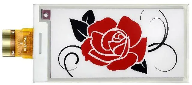 Alt view image 3 of 3 - 2.66inch E-Paper (B) E-Ink Raw Display 296*152 Resolution Red Black White 3 Colors
