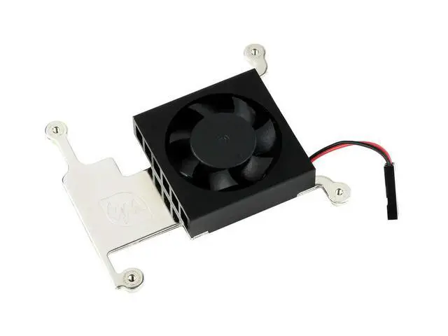 Alt view image 3 of 3 - Low Profile CPU Cooling Fan with Aluminum Alloy Bracket for Raspberry Pi 4B 3B+ 3B