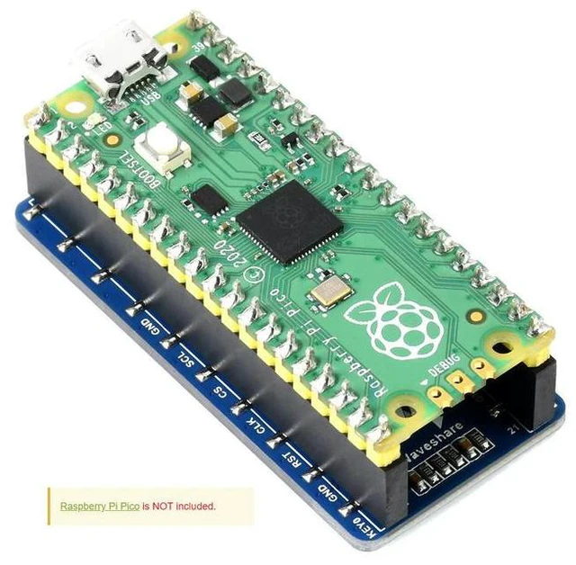 Alt view image 2 of 3 - 1.3inch OLED Display Module for Raspberry Pi Pico 64*128 SPI/I2C