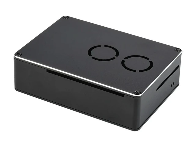 Alt view image 2 of 3 - Dual Fan Case for Raspberry Pi 4, Dull-Polish Surface