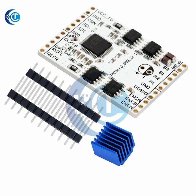 Alt view image 3 of 3 - 3D Printer Parts TMC5160TA-V1.0 BOB High Power Stepper Motor Driver TMC5160 StepStick Super Silent with StealthChop/SpreadCycle