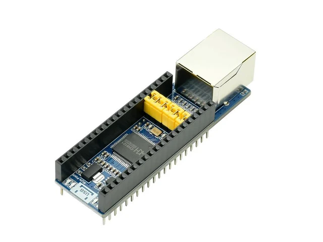 Alt view image 2 of 3 - Ethernet to UART Converter for Raspberry Pi Pico 10/100M Ethernet