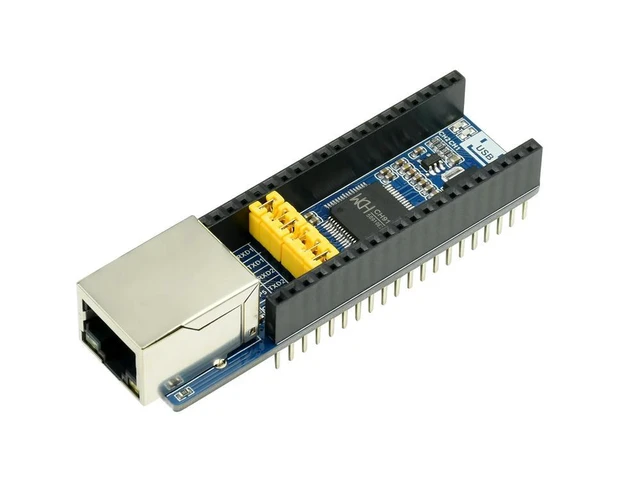 Alt view image 3 of 3 - Ethernet to UART Converter for Raspberry Pi Pico 10/100M Ethernet