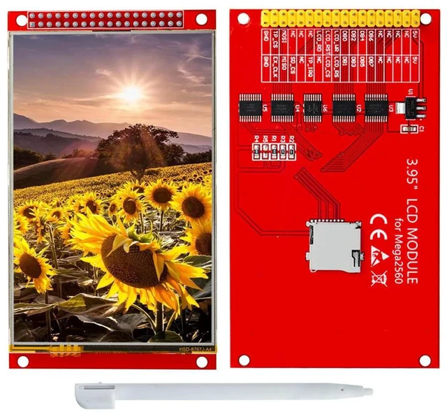Main image of ILI9488 4.0" TFT Touch LCD Screen, 320*480 16Bit Display Module for UNO Mega2560