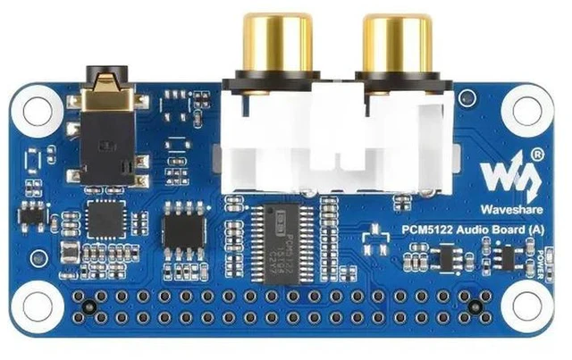 Alt view image 3 of 3 - PCM5122 Audio Board (A),HIFI I2S DAC For Raspberry Pi,Based On Raspberry Pi 40PIN GPIO Header,Stereo Encoding/Decoding