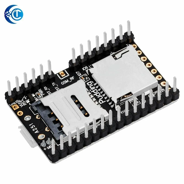 Alt view image 3 of 3 - RCmall A9G Development Board GPRS GSM GPS BDS Quad-band Module Support SMS Voice AT Command for Watch