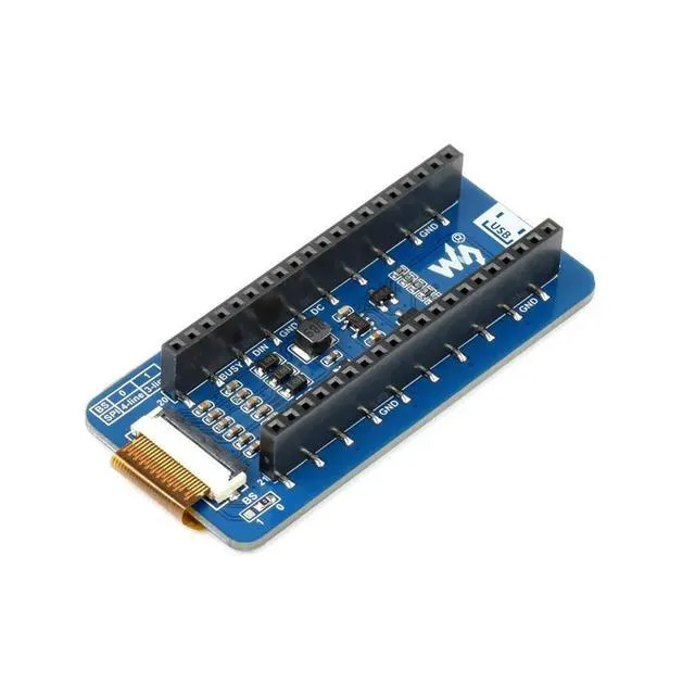 Alt view image 2 of 3 - Pico-ePaper-2.13-B,2.13inch E-Paper E-Ink Display Module (B) for Raspberry Pi Pico, 250x122, Red / Black / White, SPI