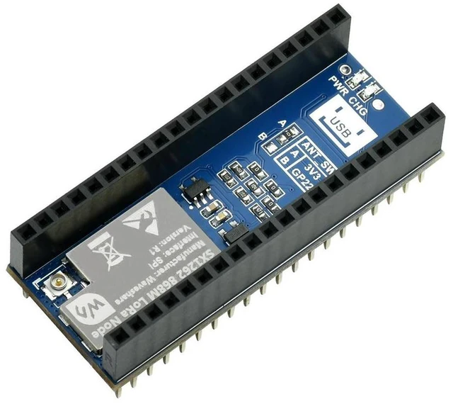 Main image of SX1262 LoRa Node Module for Raspberry Pi Pico LoRaWAN EU868 Band Pico-LoRa-SX1262-868M