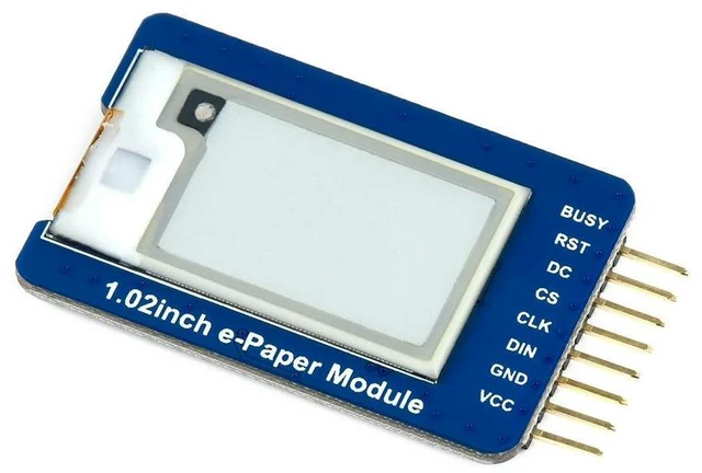 Alt view image 3 of 3 - 1.02inch E-Ink Paper Display Module Black White Dual Color 128*80 Resolution SPI Interface with Embedded Controller