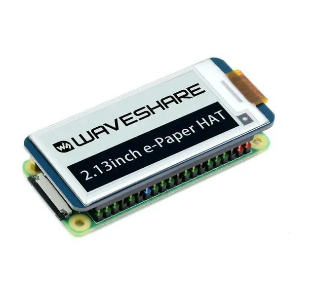 Alt view image 3 of 3 - 2.13inch e-Paper HAT,250x122,E-Ink display HAT for Raspberry Pi